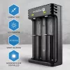 Batterieladegerät everActive LC200 Haushalt USB, 2-Schacht, Li-Ion, unterstützt A/AA/AAA/AAAA/C/D, 5 V Eingang, 4,2 V Ausgang, schwarz