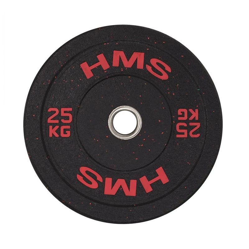 HMS Fitness HTBR25 1 Stk. Olympische gummibeschichtete Gewichtsscheibe