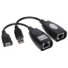 Genway USB-EX-50 Schnittstellen-Hub USB 2.0 Schwarz
