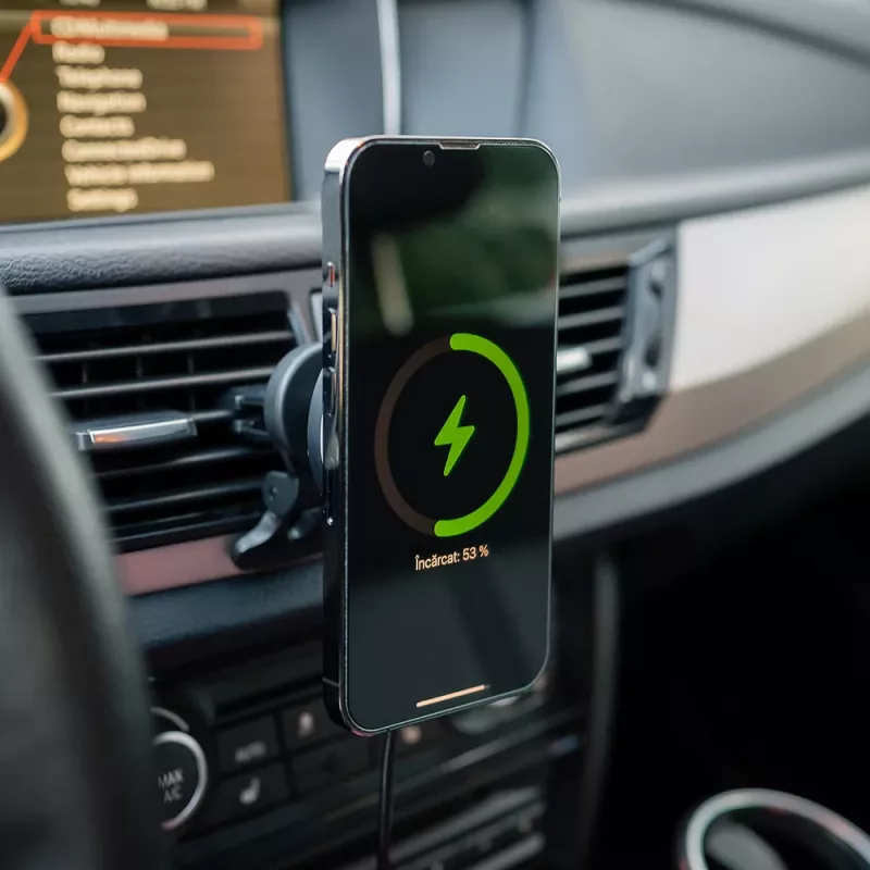 Kabelloses Autoladegerät Tellur TLL151431 MagSafe-kompatibel 15W Schwarz für Smartphones