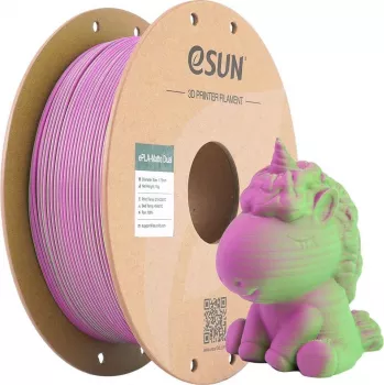 PLA MATTE DUAL 1,75mm GRÜN PINK 1kg ESUN 3D-FILAMENT (PLA-MTD175B-GP1P1)