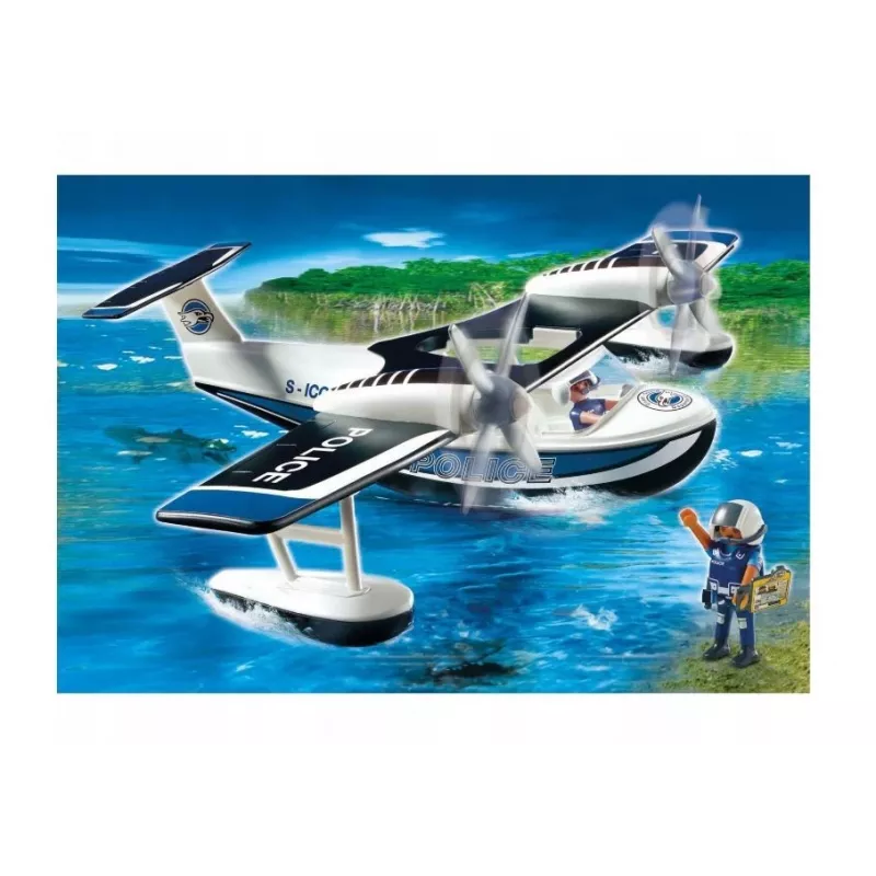 Figurenset City Action 4445 Polizei-Wasserflugzeug