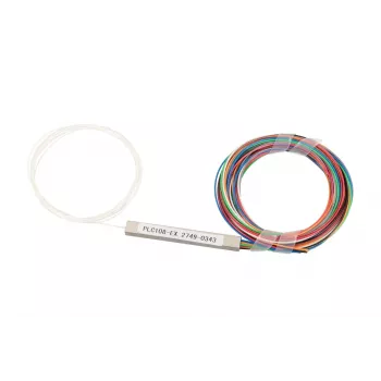 Optischer PLC-Splitter 1:8 Extralink 900 µm Faser, ohne Stecker