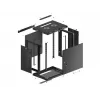 Wandmontierter Rack Lanberg WF01-6412-00B