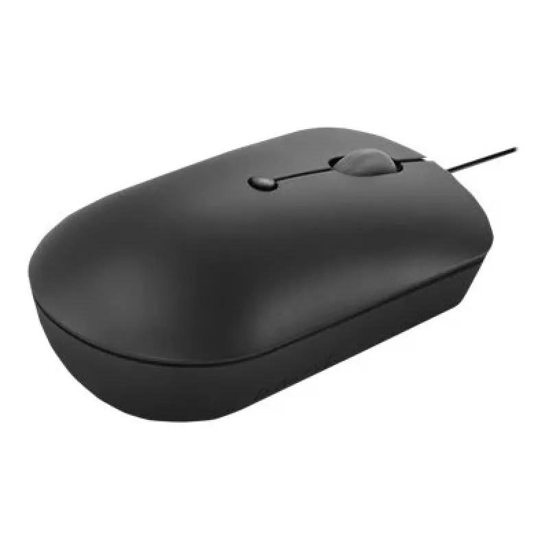 Kabelgebundene optische Maus Lenovo GY51D20875 USB Typ-C, beidhändig, 2400 DPI, 4 Tasten, schwarz