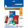 Selbstklebende PET-Laserjet-Folie Lomond A4 25 Blatt Transparent Matt