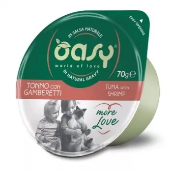 Oasy More Love Thunfisch mit Garnelen Becher 70gr