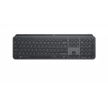 Logitech MX Keys for Business - Tastatur - hintergrundbeleuchtet - Kabellos - Bluetooth, 2,4 GHz - QWERTY - GB - Graphite (920-010250)