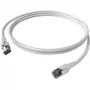 Easylan CP1KWBWBW0005 RJ45-Netzwerkkabel, Patchkabel CAT 6a S/FTP 0,5 m weiß 1 St.