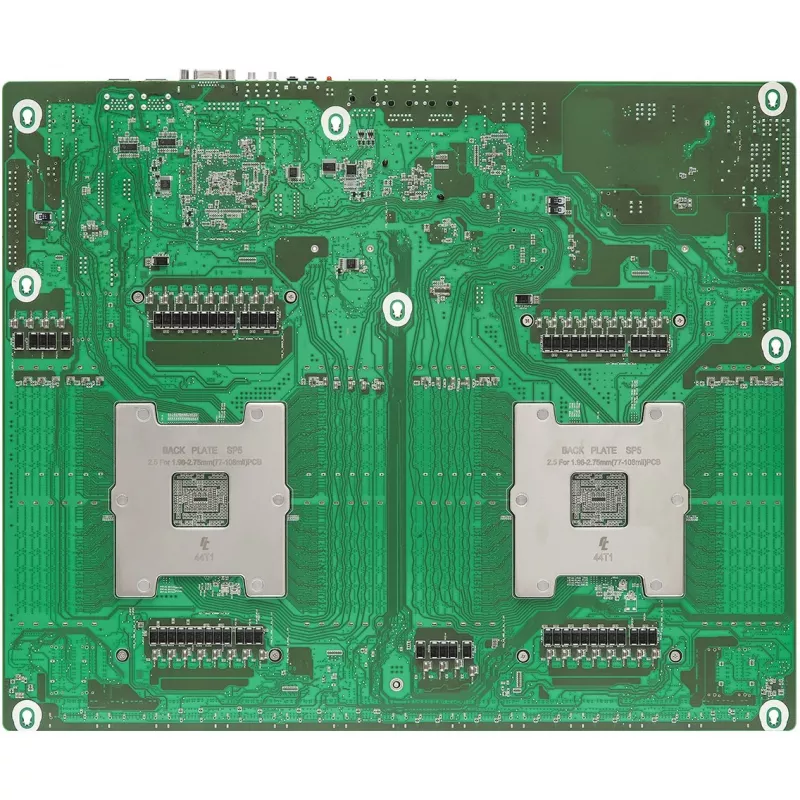 Motherboard ASRock GENOA2D24G-2L+ — AMD SoC, Sockel SP5, ATX, 24x DDR5-DIMM, bis zu 12,3 TB, 2x GbE