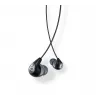 Shure SE112-GR Kabelgebundene In-Ear-Kopfhörer für Anrufe/Musik, Schwarz, Grau