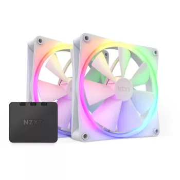 NZXT F140 RGB 140mm Twin Pack Weiß