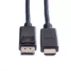 ROLINE DisplayPort-Kabel DP - HDTV, ST/ST, schwarz, 1,5 m (11.04.5779)