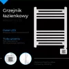 LED Elektrischer Badezimmerheizkörper | AD 7823 | Heizkörper | 400 W | Weiß | IP24