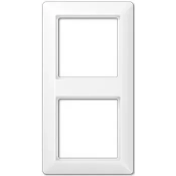 Schalterabdeckung JUNG AS 582 WW Weiß — Duroplast, 80,5×151,5 mm