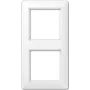 Schalterabdeckung JUNG AS 582 WW Weiß — Duroplast, 80,5×151,5 mm