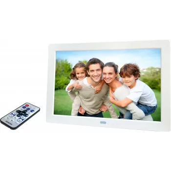 Digitaler Bilderrahmen SENCOR SDF 874 WH — 8-Zoll-IPS, 1280 x 800, weiß