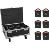 Beleuchtungsset EUROLITE 6x AKKU IP TL-3 QCL mit Case und Ladefunktion