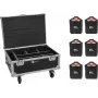 Beleuchtungsset EUROLITE 6x AKKU IP TL-3 QCL mit Case und Ladefunktion