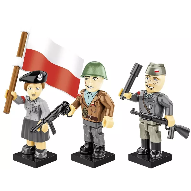 Historical Collection Zweiter Weltkrieg /2057/ WARSCHAUER AUFSTAND 1944 3Figuren/35Blöcke