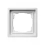 Wandplatte / Schalterabdeckung Gira 0211112, schraubenlos, weiß, 83,3 × 83,3 mm, 10,6 mm dick