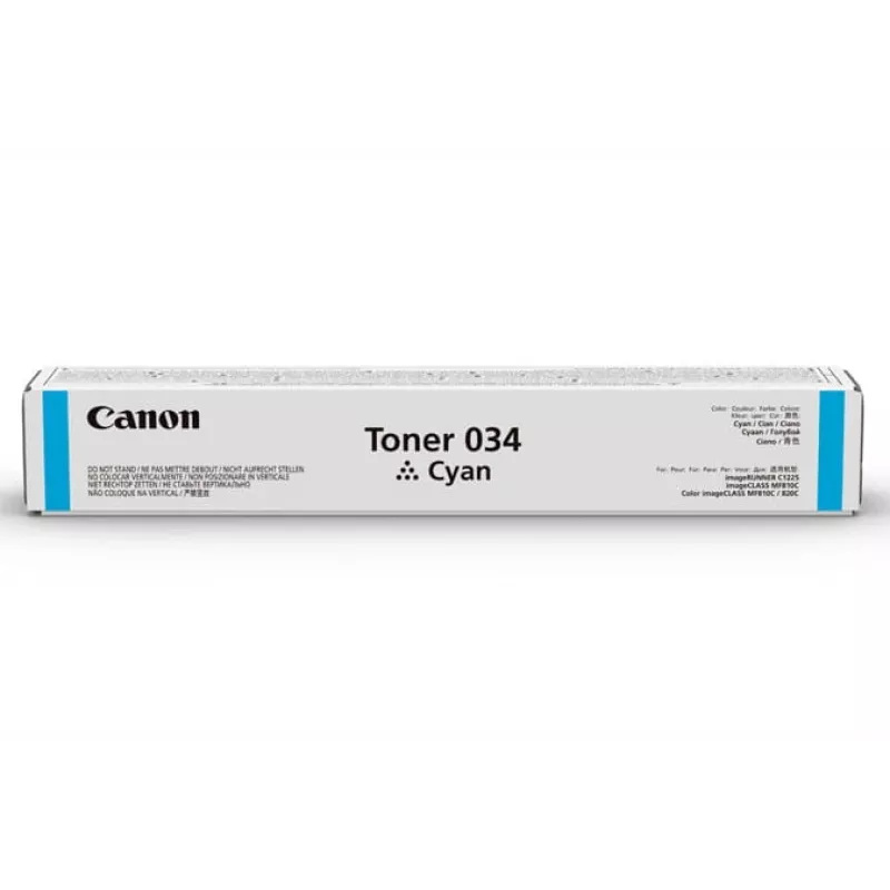 Canon 034 Tonerpatrone 1 Stück Original Cyan