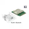 Netzwerkkarte DeLOCK 95254 WLAN Bluetooth 433,3 Mbit/s