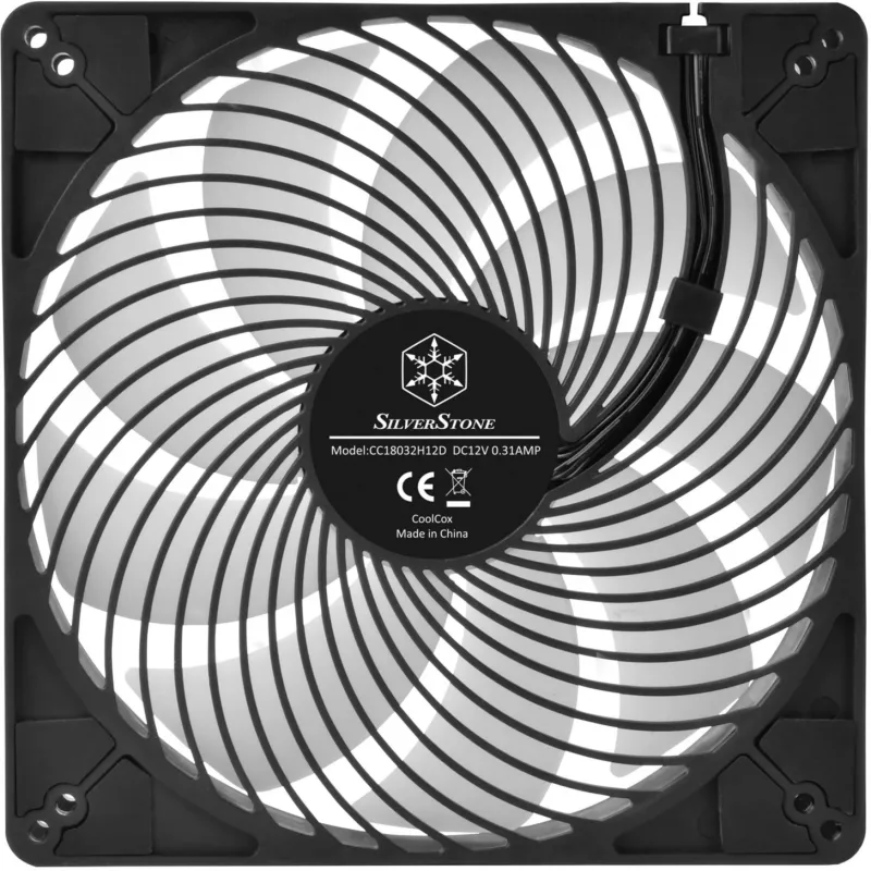 SilverStone Air Penetrator 184i ARGB 180mm Gehäuselüfter - Schwarz