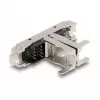 DeLOCK RJ45 Kupplung LSA auf LSA Cat.8.1 werkzeugfrei Schwarz