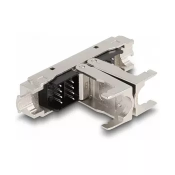 DeLOCK RJ45 Kupplung LSA auf LSA Cat.8.1 werkzeugfrei Schwarz