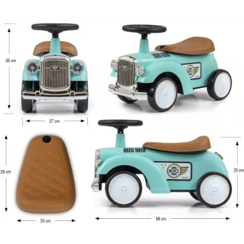 Rutschfahrzeug milly mally Royce in Mintfarbe — Modell 5473