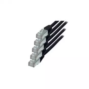 Networking Kabel S/CONN Schwarz Cat6 S/FTP 0.5 m