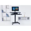 Maclean MC-835 Tragbarer elektrisch höhenverstellbarer Schreibtisch 72 – 122 cm, max. 37 kg, Bedienfeld, Sitz-Steh-Arbeitsplatz