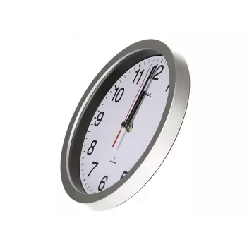 Jakob Maul GmbH MAUL Wanduhr MAULrun, Wand, Rund, Weiß, Kunststoff, AA, 1,5 V
