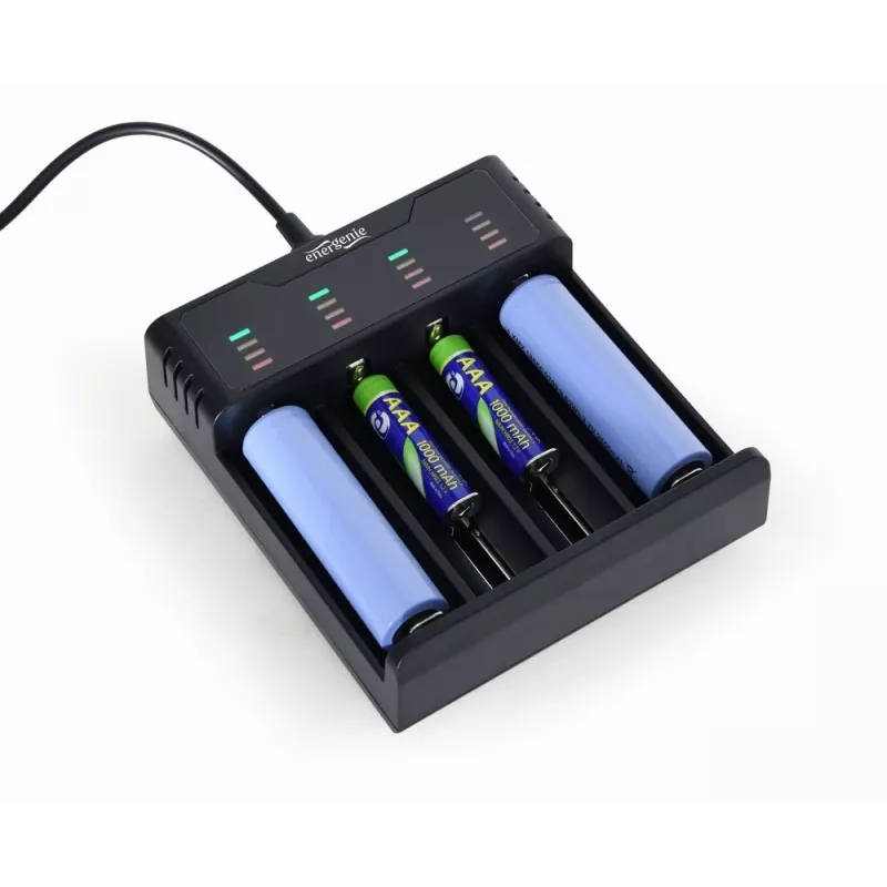 Batterieladegerät Gembird BC-USB-02 USB Lithium-Ionen NiCd NiMH