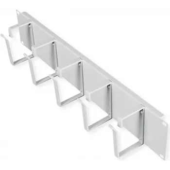 Patch-Panel ROLINE 19 Zoll 2 HE Stahl grau 480x85x80mm