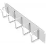 Patch-Panel ROLINE 19 Zoll 2 HE Stahl grau 480x85x80mm