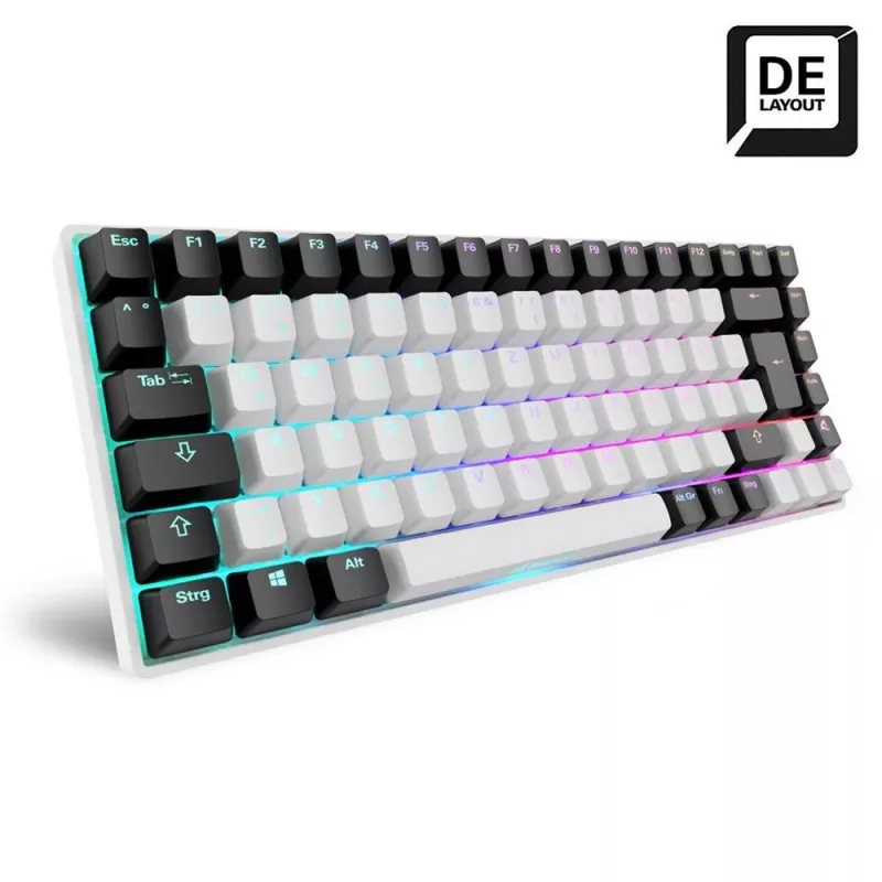 Tastatur Sharkoon SKILLER SGK50 S3 75% Weiß