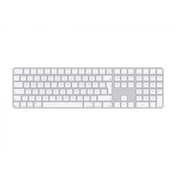 Apple Magic Tastatur MXK73D/A Universal USB + Bluetooth QWERTZ Deutsch Weiß