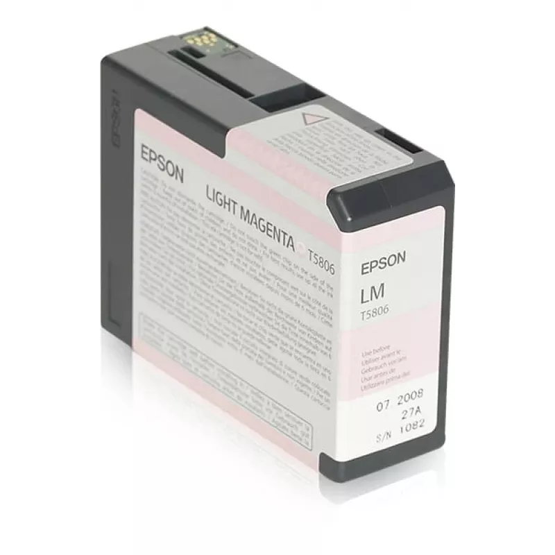 Epson Singlepack HellMagenta T580600, HellMagenta, Pigmenttinte, 80 ml, 1 Stück