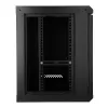 EXTRALINK LITE 9U 530X400 WANDMONTAGE-RACKSCHRANK, SCHWARZ, MIT ABLAGE