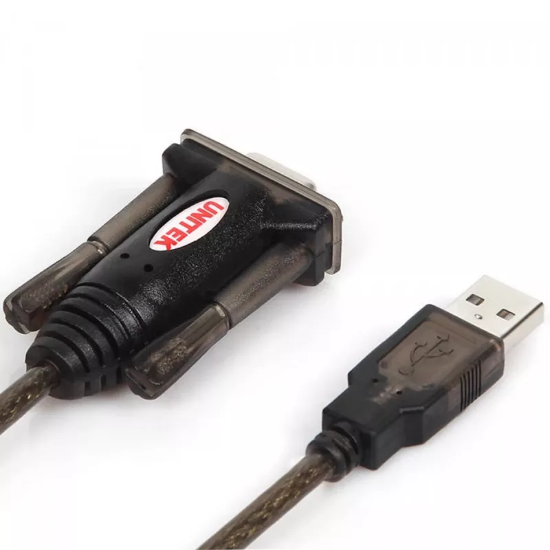 UNITEK Y-105A serielles Kabel Schwarz 1,5 m USB Typ-A DB-9