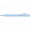Clip-on Kugelschreiber, einziehbar, Faber-Castell 243916 Hellblau Extra Fett