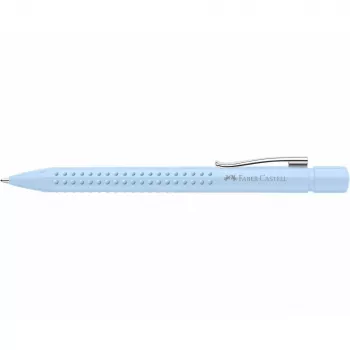 Clip-on Kugelschreiber, einziehbar, Faber-Castell 243916 Hellblau Extra Fett