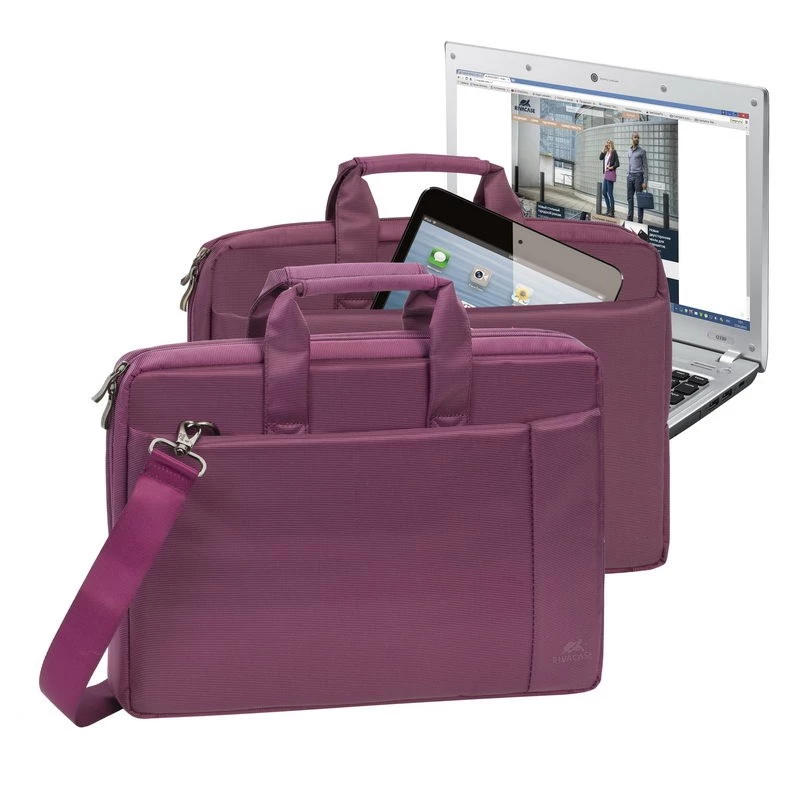 Rivacase 8231 39,6 cm (15,6) Messenger Tasche Lila