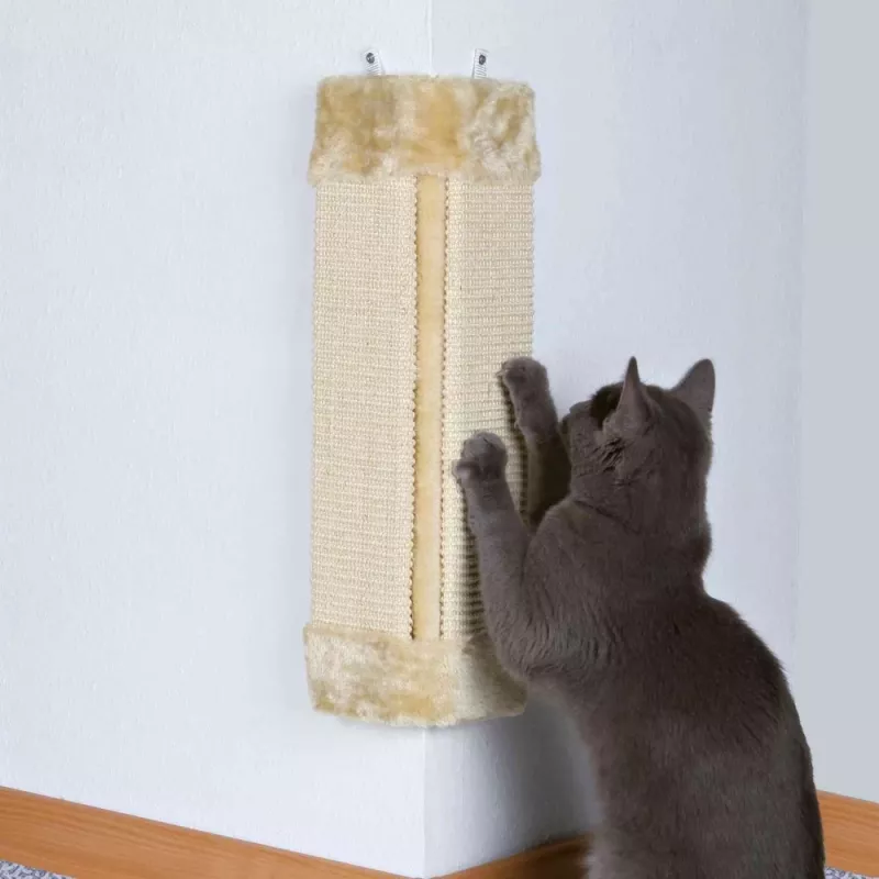Wandmontiertes Katzenkratzbrett Trixie 43191, creme, 490×230 mm, 1 Stück