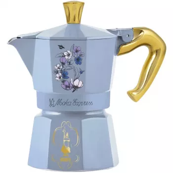 Bialetti Moka Express Bridgerton 3TZ (150 ml) Blau