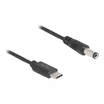 DeLOCK USB-Typ-C-Stromkabel 1 m 5,5 x 2,1 mm Stecker 5 V 1,5 A
