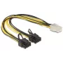 DeLOCK 83433 internes Stromkabel 0,3 m PCI-E 6+2 Pin 6-Pin