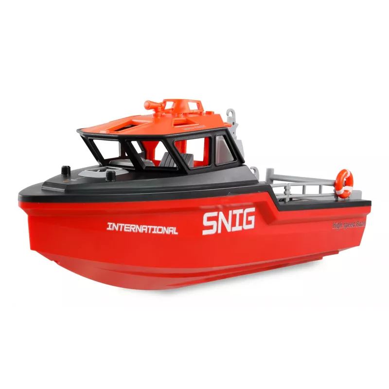 Amewi Rettungsboot 26117 — Brushless-Jetantrieb, 320 mm, Schwarz/Rot